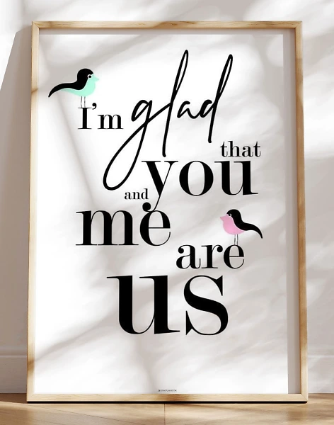 I'm glad - Birds plakat