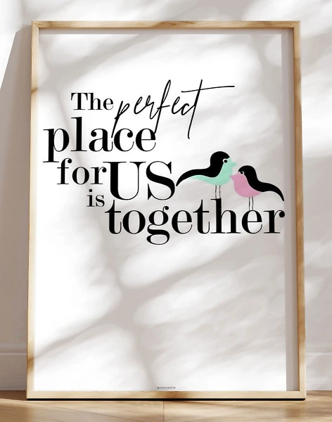 The perfect place - Birds plakat