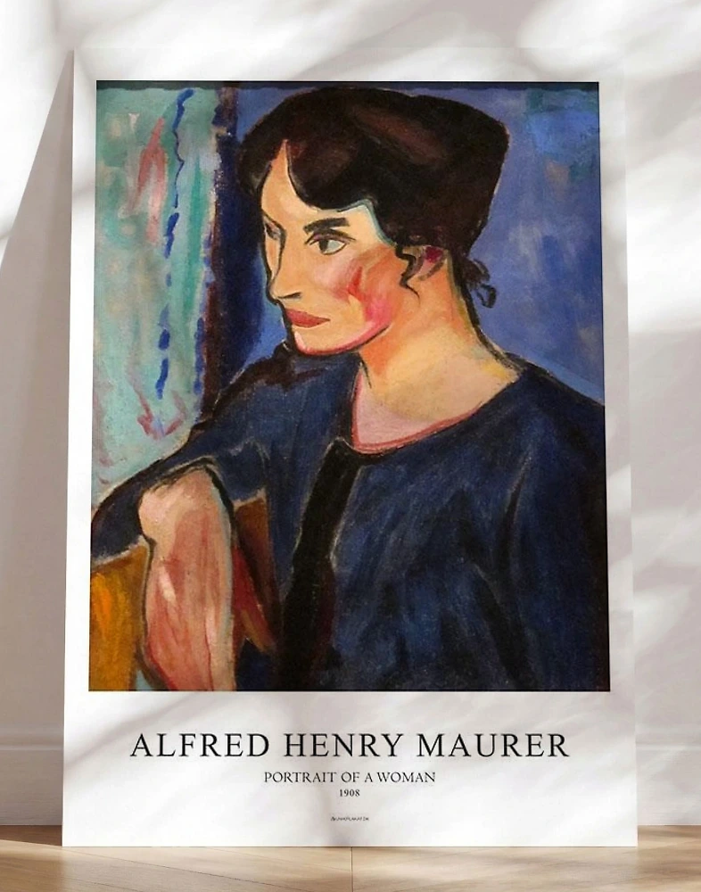Allfred Henry Maurer - Portrait of a Woman