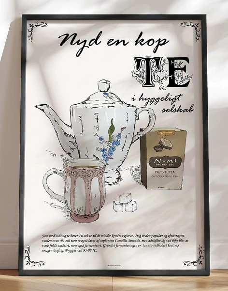 Te plakat - pu'erh te