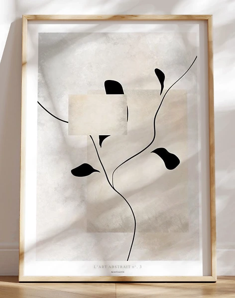 Abstrakt kunstplakat no. 3