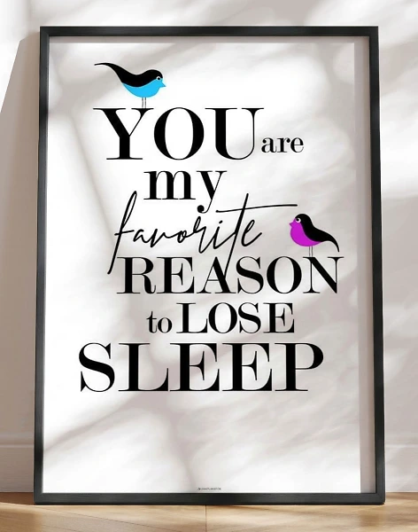 You are my favorite - Birds plakat