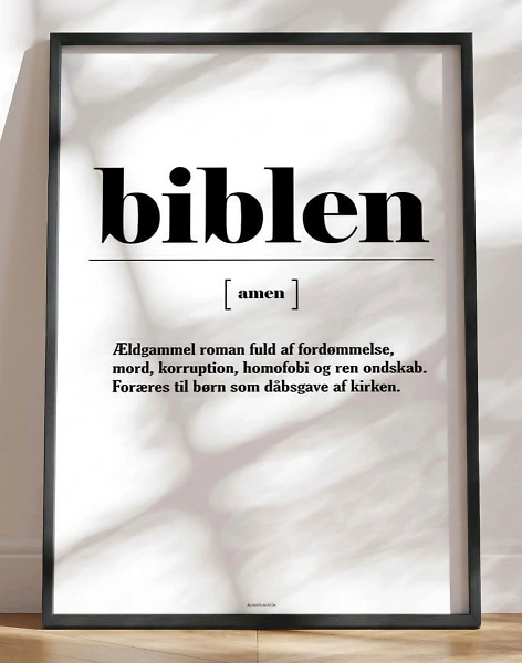 Definitionsplakat - Biblen