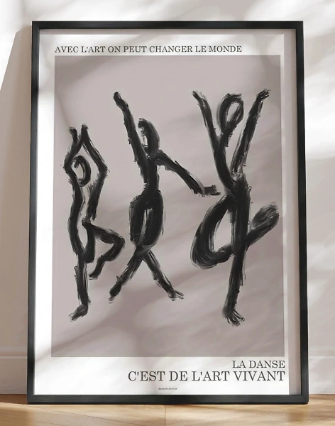 Kunstplakat - Dansekunsten