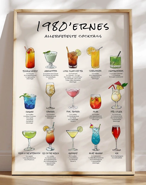 15 80'er cocktails - Dine favorit drinks fra 1980