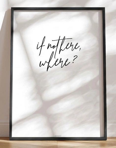If not here plakat