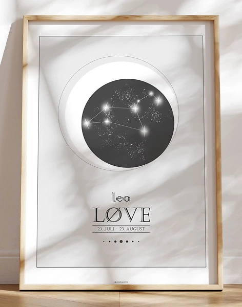Stjernetegnplakat løve