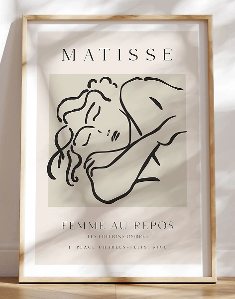 Matisse plakat - Femme au repos