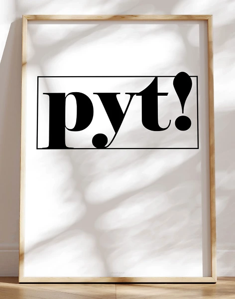 Pyt plakat