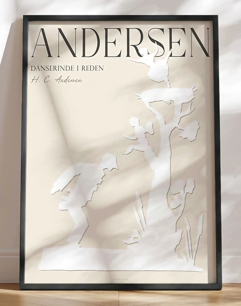 H. C. Andersen plakat - Danserinde i reden