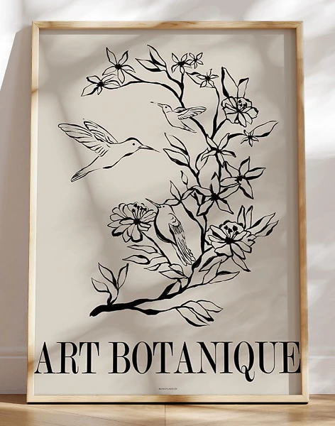 Kunstplakat - Art Botanique