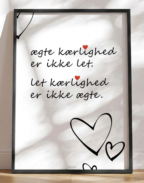 Citat om ægte kærlighed - Den svære kærlighed