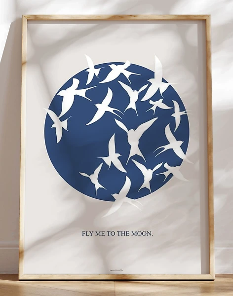 Fly me to the moon