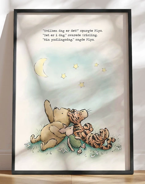 Peter Plys plakat - Yndlingsdag