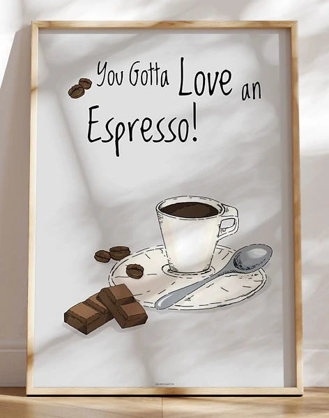 Kaffeplakat - Espresso