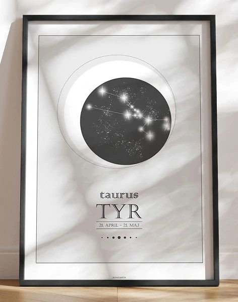 Stjernetegnplakat tyren