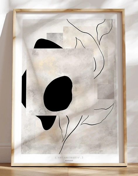 Abstrakt kunstplakat no. 2