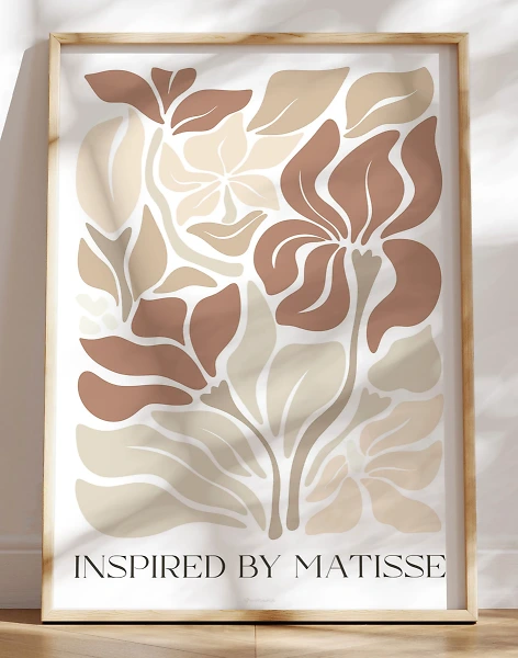 Inspired by Matisse - Blomster cut-outs
