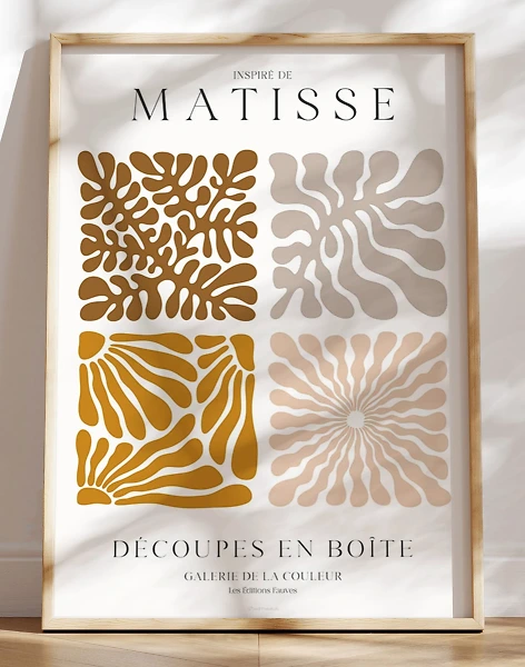 Cut out plakat - Matisse découpes en boîte