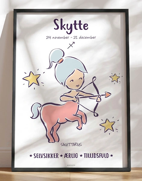 Stjernetegn plakat skytte