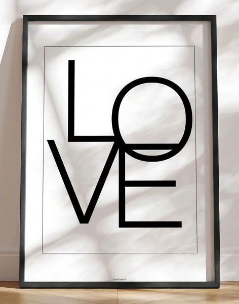 Love letters plakat
