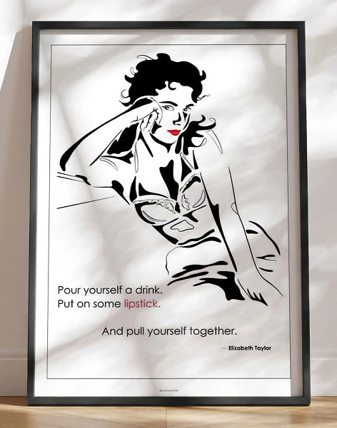 Elizabeth Taylor plakat