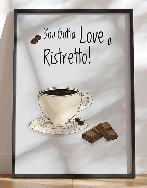 Kaffeplakat - Ristretto
