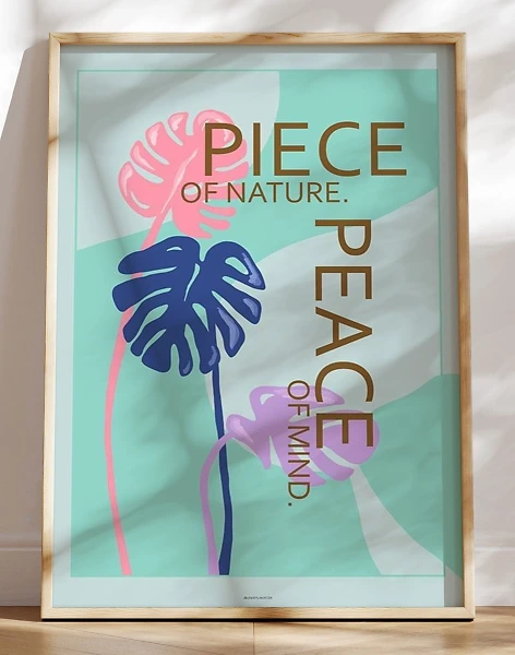 Kunstplakat - Piece of nature