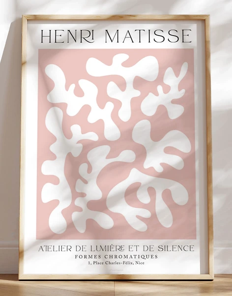 Matisse inspireret plakat - Formes chromatiques