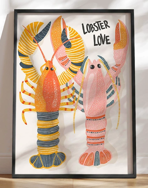 Køkkenplakat - Lobster love